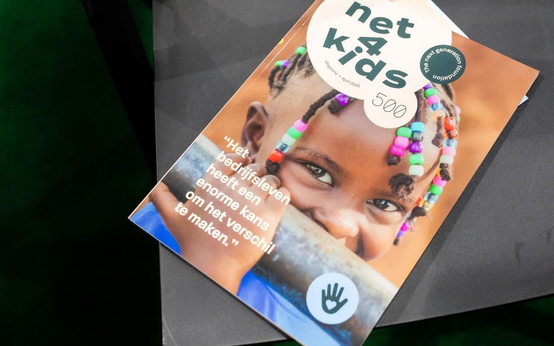 Magazine lancering tijdens de Net4kids500 bijeenkomst op de Impact Fair